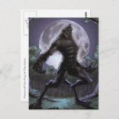 オオカミは月で泣いている ポストカード (正面/裏面)