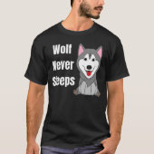 オオカミは眠らない Tシャツ (正面)