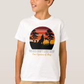 オオカミは羊の意見で眠りを失わない Tシャツ (正面)