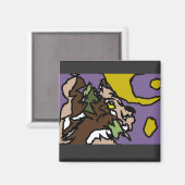 オオカミを呼ぶ マグネット (正面/裏面)