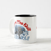 オオカミを用心して下さい! USS Seawolf ツートーンマグカップ (正面左)