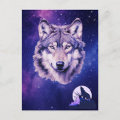 オオカミギャラクシー星空バースデーパーティー ポストカード (正面)