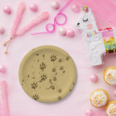 オオカミトラック ペーパープレート (パーティー)