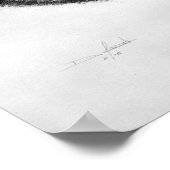 オオカミプリント ポスター (角)