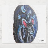 オオカミポートレート ビールラベル (シングルラベル)