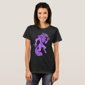 オオカミ人紫 Tシャツ (正面フル)