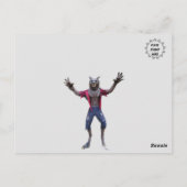 オオカミ人葉書 ポストカード (裏面)