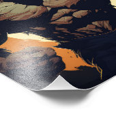 オオカミ人間の怪物 フォトプリント            (角)