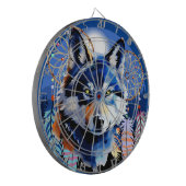 オオカミ先住民動物霊 ダーツボード (正面左)