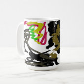オオカミ入れ秋 コーヒーマグカップ (正面左)