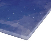 オオカミ動物青い化粧板 カッティングボード (角)