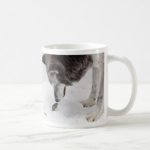 オオカミ及びマウスのマグ コーヒーマグカップ