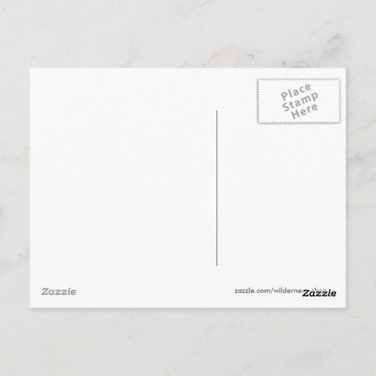 オオカミ及びワシの野性生物の郵便はがきシリーズ ポストカード (裏面)