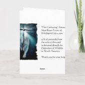 オオカミ及びワシの野性生物シリーズ カード (裏面)