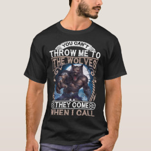 オオカミ奴らが俺を狼に投げ付け来ろ Tシャツ