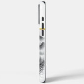 オオカミ威厳のあるが月に照らされた森の風景を眺める Case-Mate iPhoneケース (裏面 / 左)
