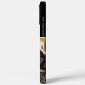 オオカミ威厳のあるが穏やかな山の風景を眺める Case-Mate iPhoneケース (裏面 / 左)