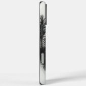 オオカミ威厳のあるが霧がかった森の風景を眺める Case-Mate iPhoneケース (裏面 / 右)