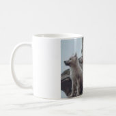 オオカミ子犬 コーヒーマグカップ (左)