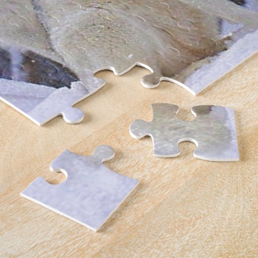 オオカミ家族 ジグソーパズル (側面)