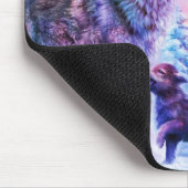 オオカミ家族 マウスパッド (コーナー)