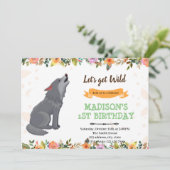 オオカミ少女の誕生日招待状 招待状 (スタンド正面)