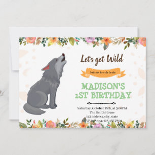 オオカミ少女の誕生日招待状 招待状