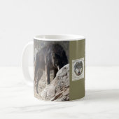 オオカミ山の聖域のWacipiのコーヒー・マグ コーヒーマグカップ (正面左)