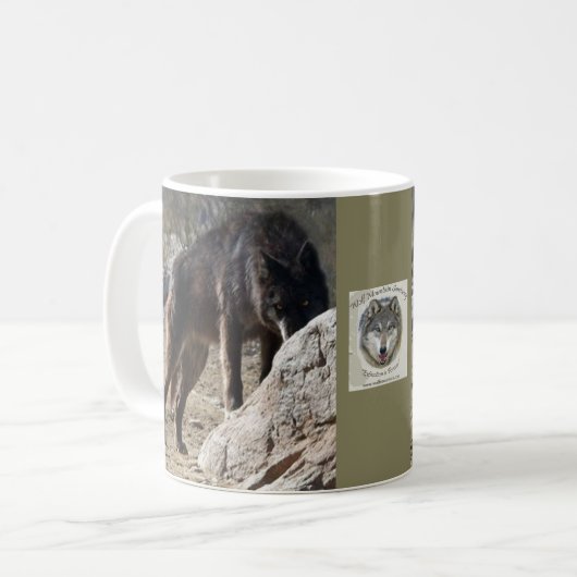 オオカミ山の聖域のWacipiのコーヒー・マグ コーヒーマグカップ (正面左)