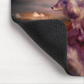 オオカミ山の芸術のマウスパッド マウスパッド (コーナー)