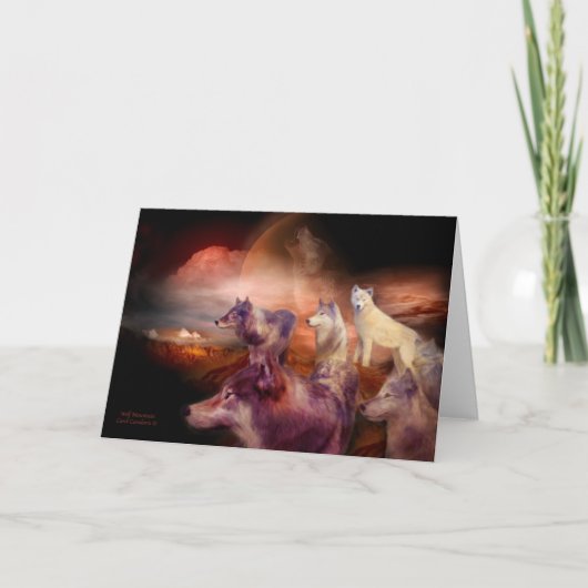 オオカミ山ArtCard カード (正面)