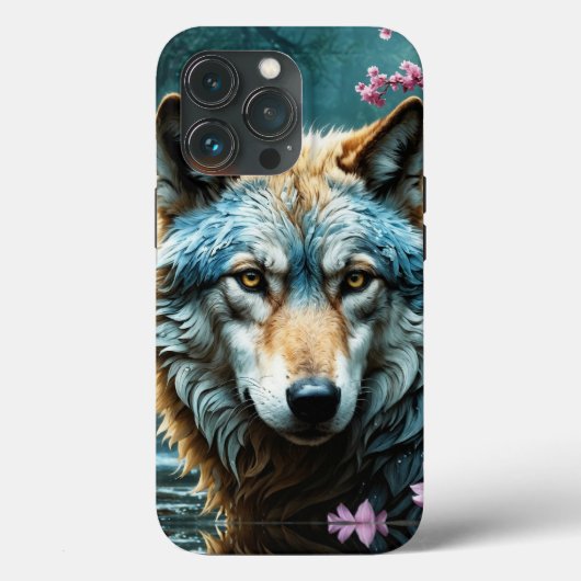 オオカミ川に立つ花 Case-Mate iPhoneケース (裏面)