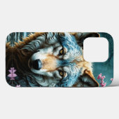 オオカミ川に立つ花 Case-Mate iPhoneケース (裏面 (横))