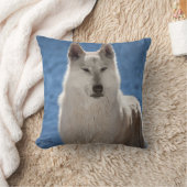 オオカミ愛枕 クッション (ブランケット)