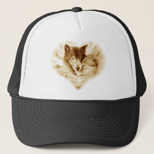 オオカミ愛 キャップ (正面)
