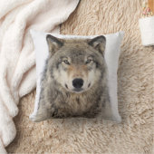 オオカミ愛 クッション (ブランケット)