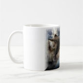 オオカミ愛 コーヒーマグカップ (左)