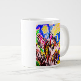 オオカミ星の秋 ジャンボコーヒーマグカップ