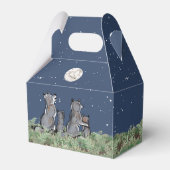 オオカミ月で泣く夜の星動物 フェイバーボックス (裏面サイド)