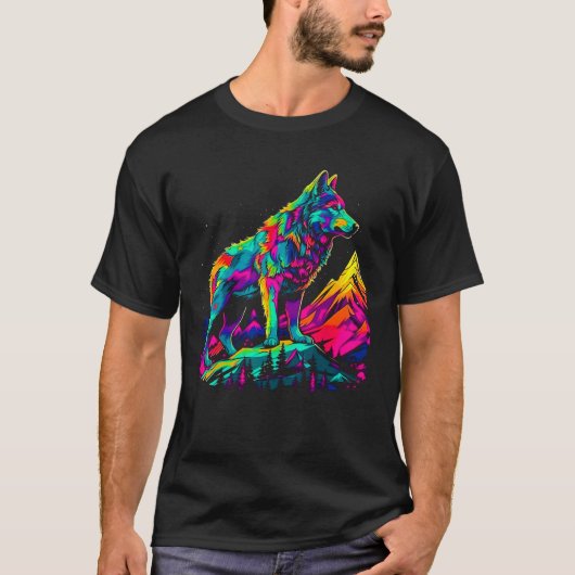 オオカミ林 Tシャツ (正面)