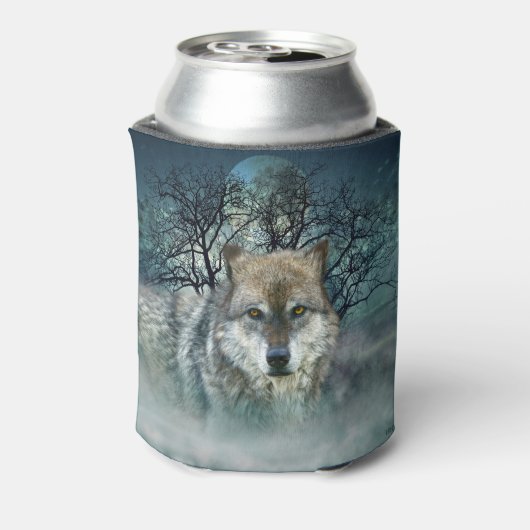 オオカミ満月の霧 缶クーラー (缶裏面)