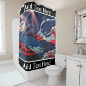 オオカミ満月 シャワーカーテン (インサイチュ)