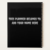 オオカミ満月 プランナー手帳 (裏面)