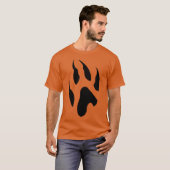 オオカミ犬の足あと ファミリー ビンテージ Tシャツ (正面フル)