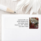 オオカミ秋の葉 ラベル (インサイチュ)