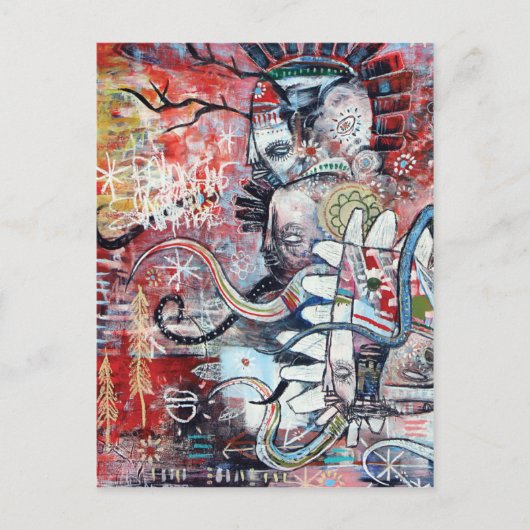 オオカミ精神 ポストカード (正面)