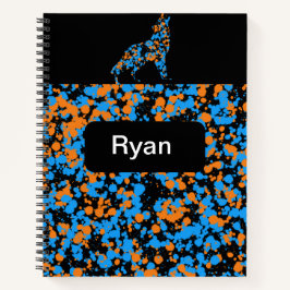 オオカミ絵を描 ノートブック