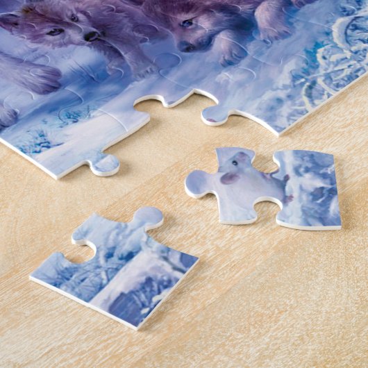 オオカミ絵画の群れ ジグソーパズル