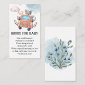 オオカミ赤ちゃんシャワーベビー エンクロージャーカード (正面/裏面)