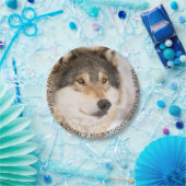 オオカミ野生動物5th誕生日パーティーボーイ ペーパープレート (パーティー)